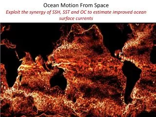Ocean Motion From Space