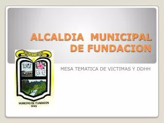 ALCALDIA MUNICIPAL DE FUNDACION