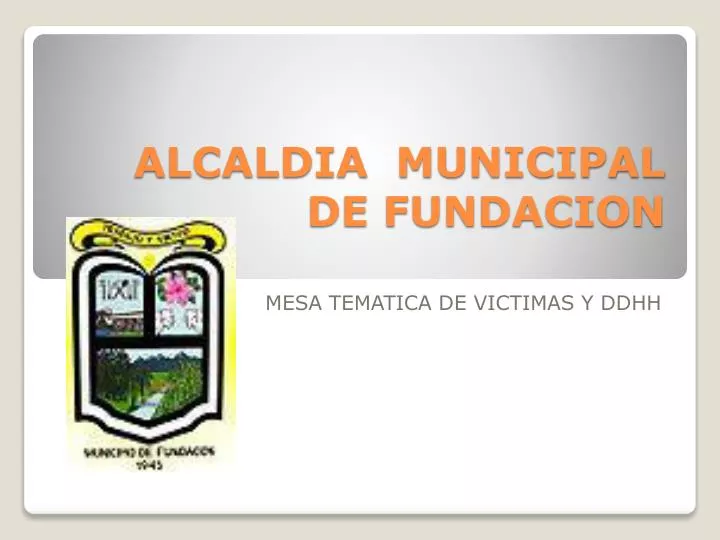 alcaldia municipal de fundacion