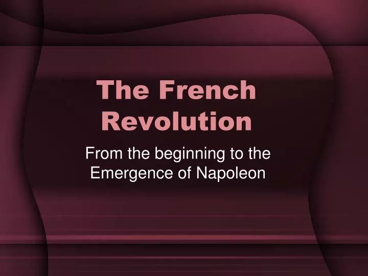 the french revolution