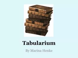 Tabularium