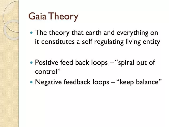 gaia theory