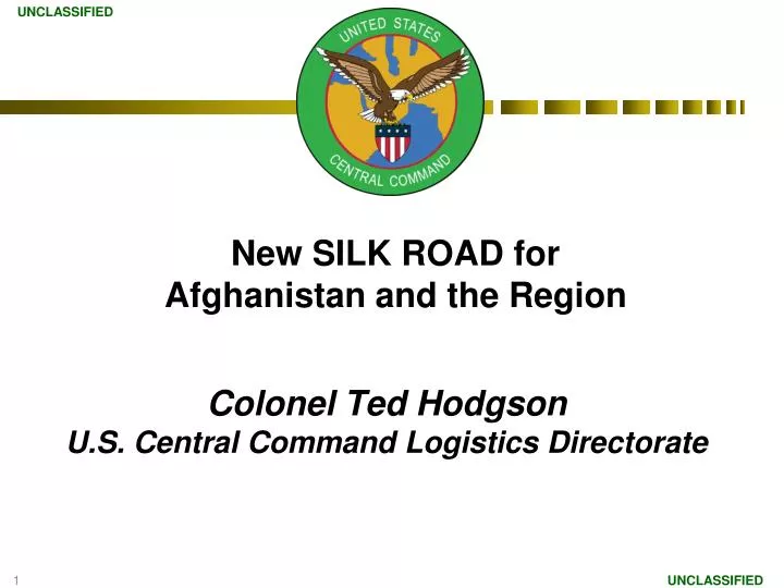 colonel ted hodgson u s central command logistics directorate