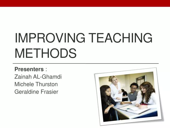 improving teaching methods