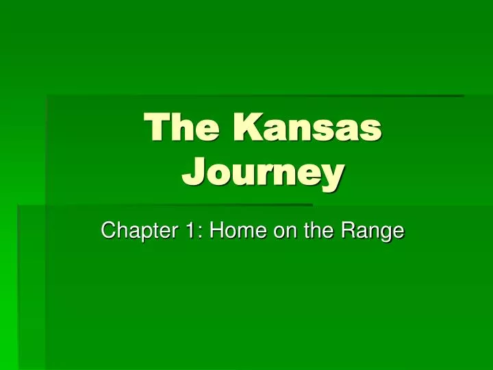 the kansas journey