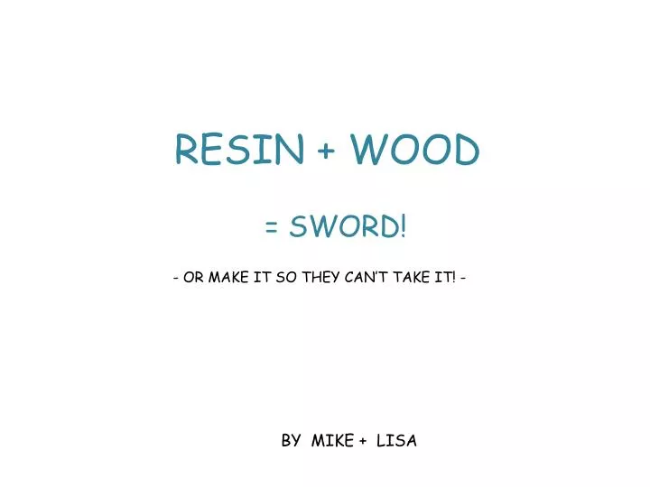 resin wood