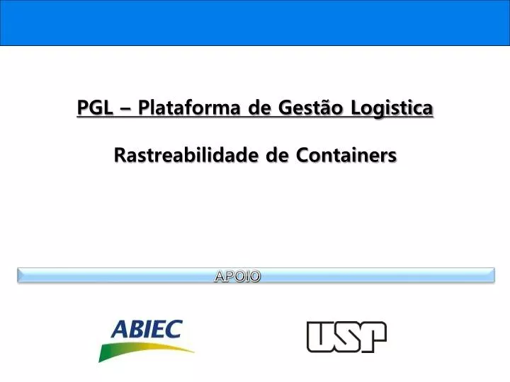 pgl plataforma de gest o logistica rastreabilidade de containers