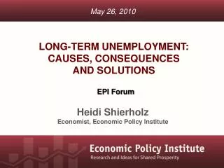 Long-term unemployment: causes, consequences and solutions