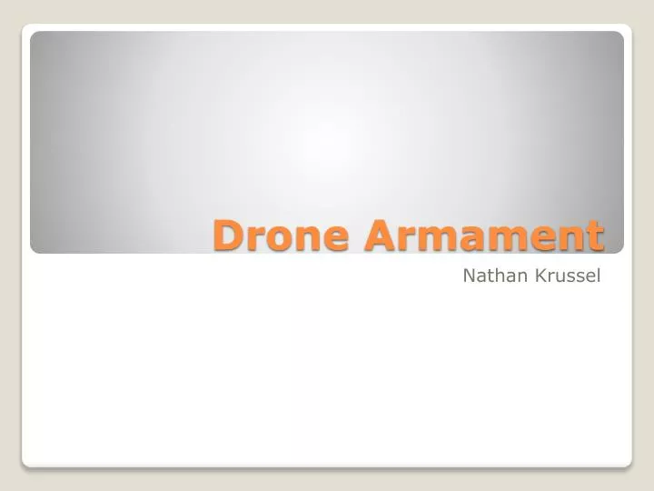 drone armament