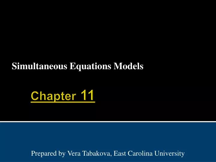 simultaneous equations models