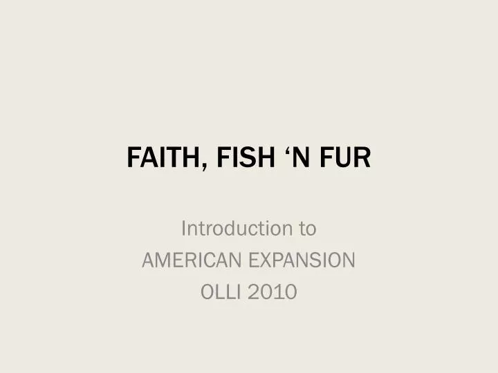 faith fish n fur