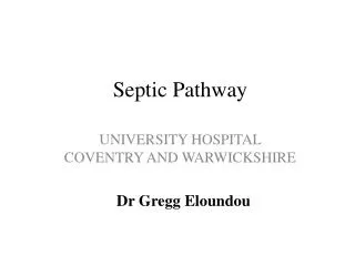 Septic Pathway