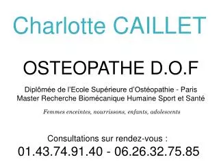 charlotte caillet