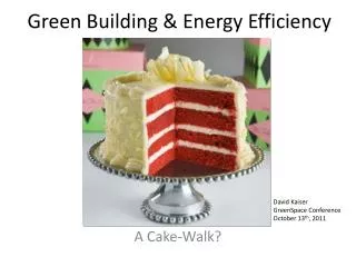 Green Building &amp; Energy Efficiency