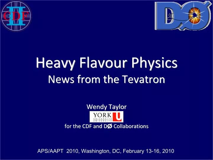 heavy flavour physics news from the tevatron