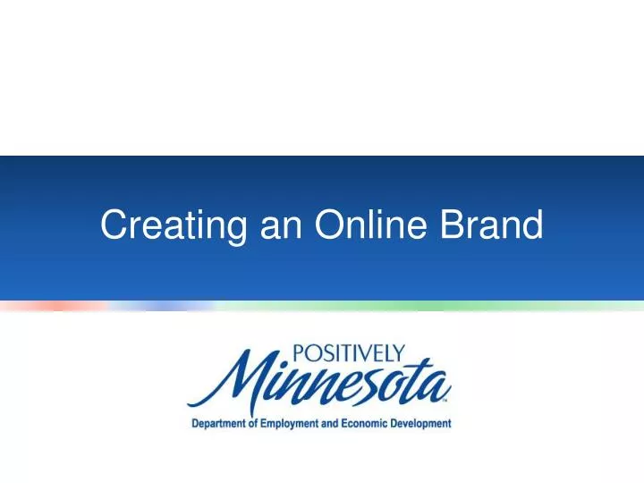 creating an online brand