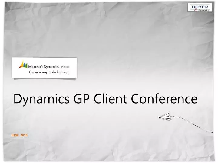 dynamics gp client conference