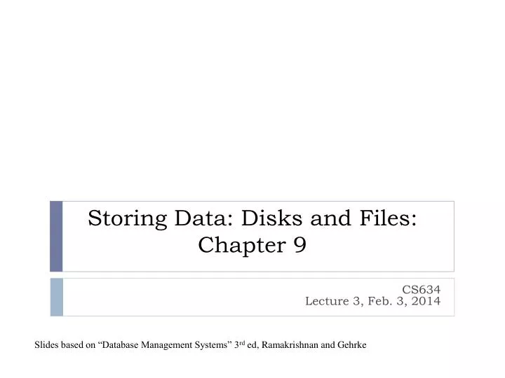 storing data disks and files chapter 9