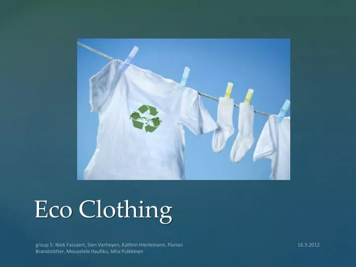 eco clothing