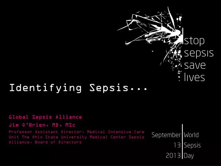 identifying sepsis