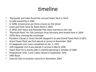 timeline