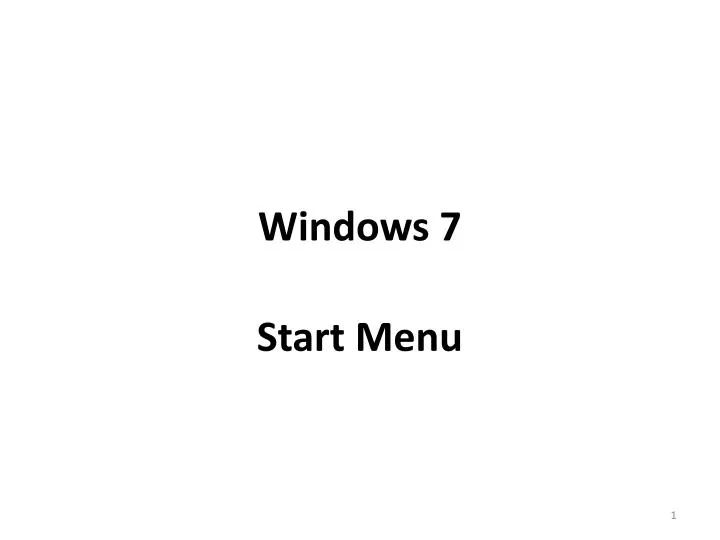 windows 7