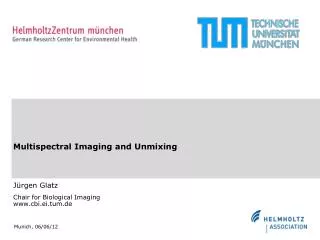 Multispectral Imaging and Unmixing