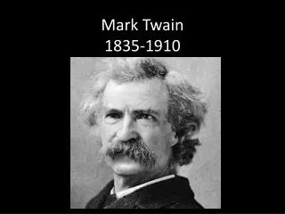 Mark Twain 1835-1910