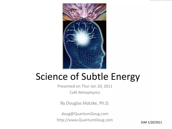 science of subtle energy