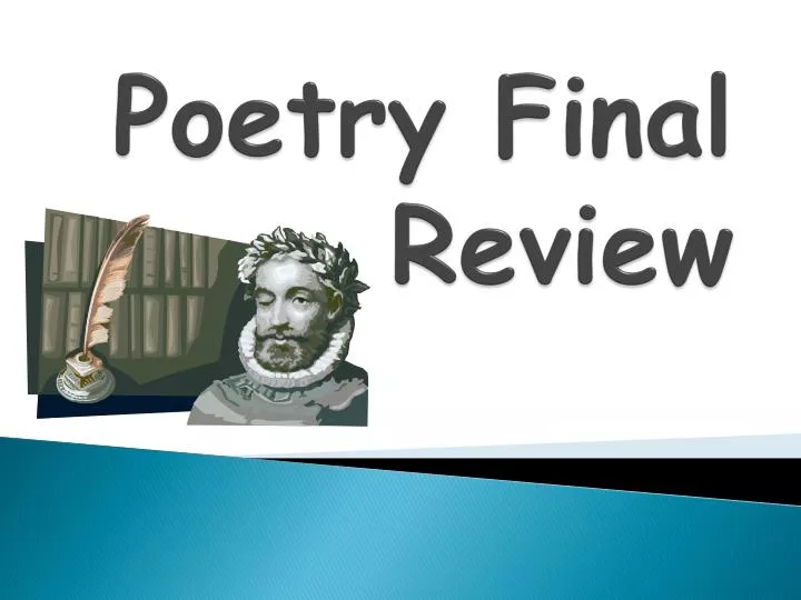 poetry final review