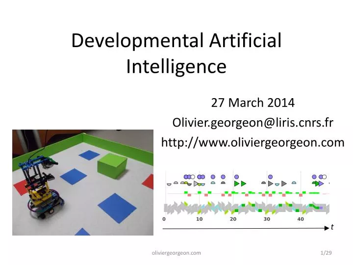 developmental artificial intelligence