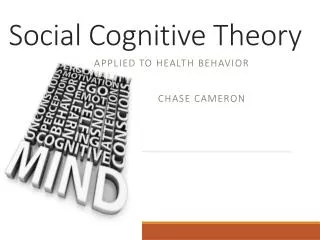 Social Cognitive Theory