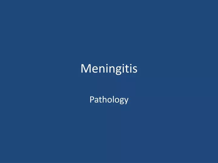 meningitis