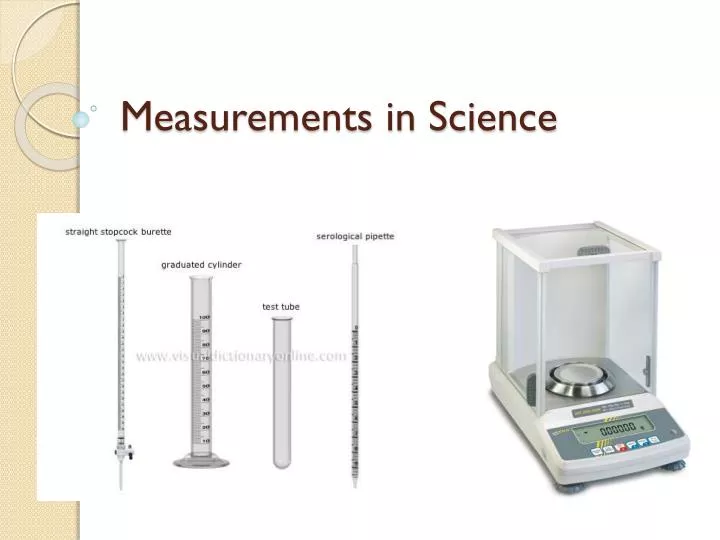 measurements in science