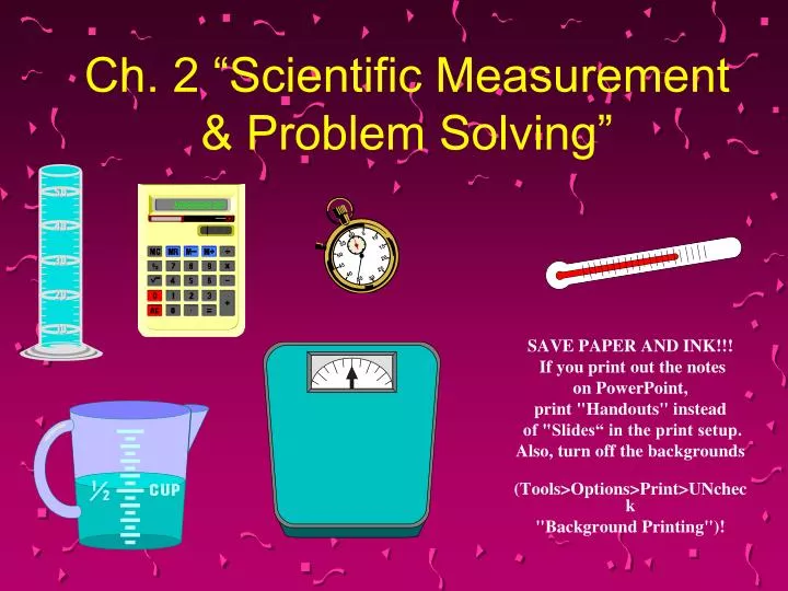 ch 2 scientific measurement problem solving