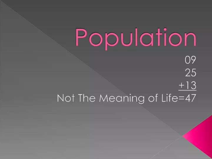 population