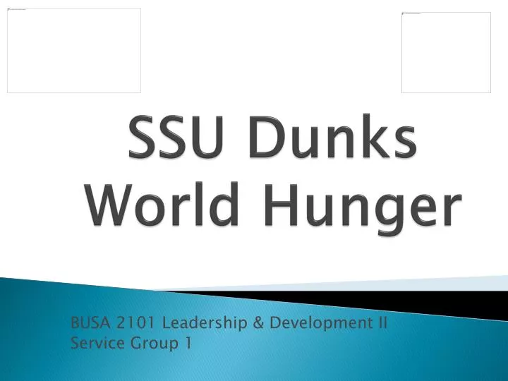 ssu dunks world hunger