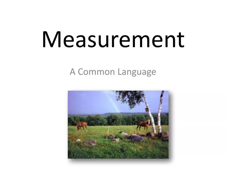 measurement