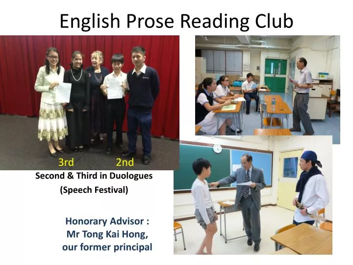 english prose reading club