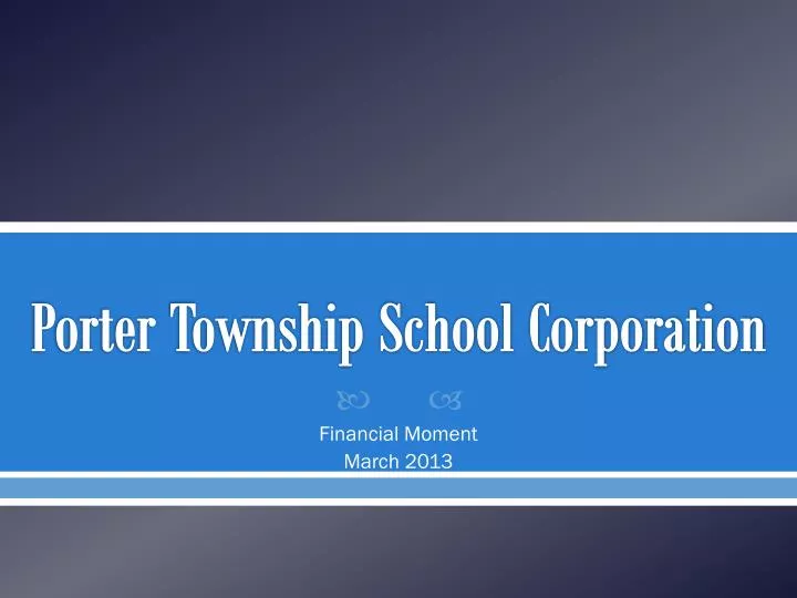 porter township school corporation