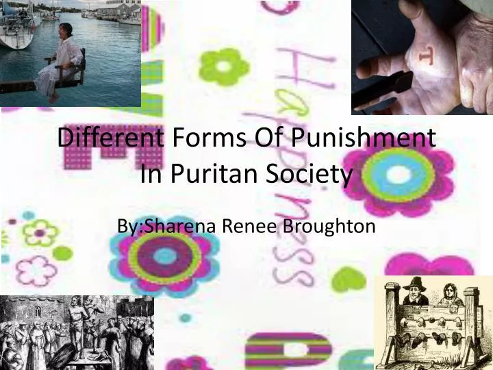different forms of punishment in puritan society