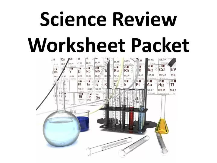 science review worksheet packet