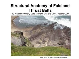Structural Anatomy of Fold and Thrust Belts
