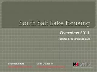 South Salt Lake Housing