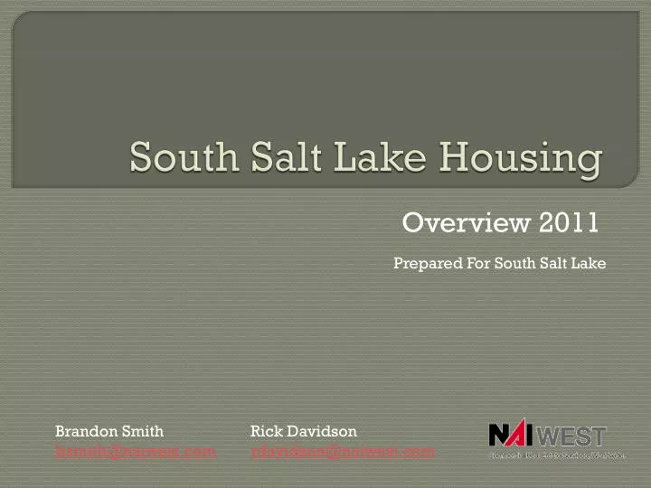 south salt lake housing
