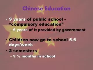 Chinese Education