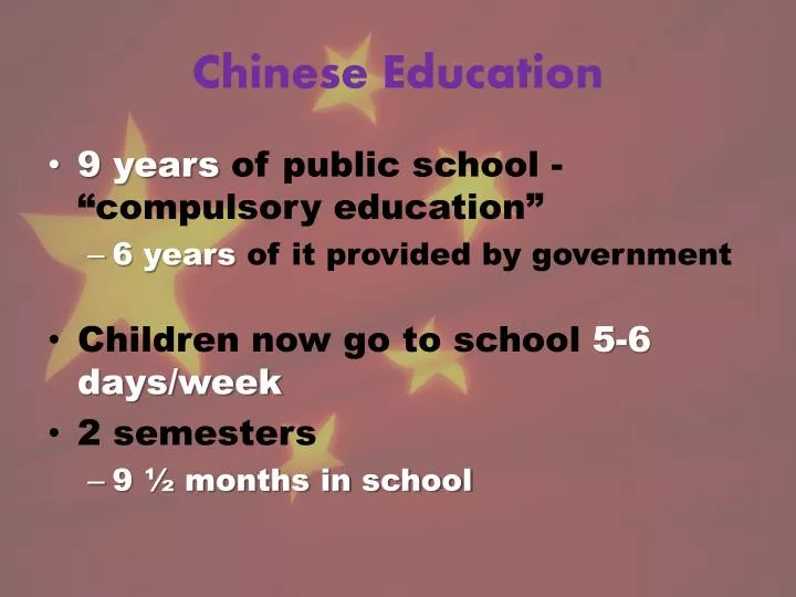 chinese education