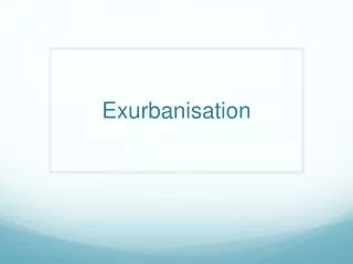 Exurbanisation