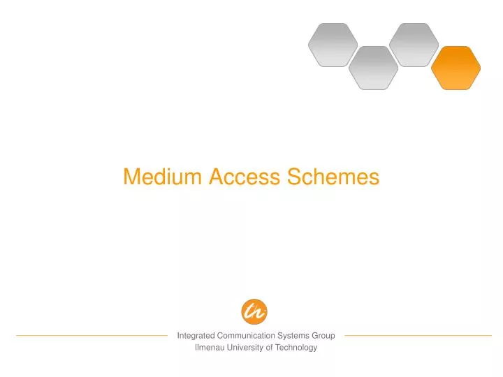 medium access schemes