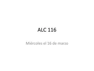 alc 116